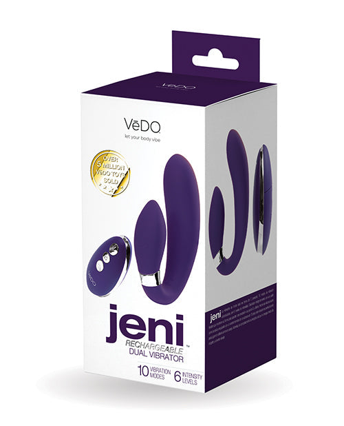 VeDO VeDO Jeni Dual Motor Vibe w/Remote - Purple