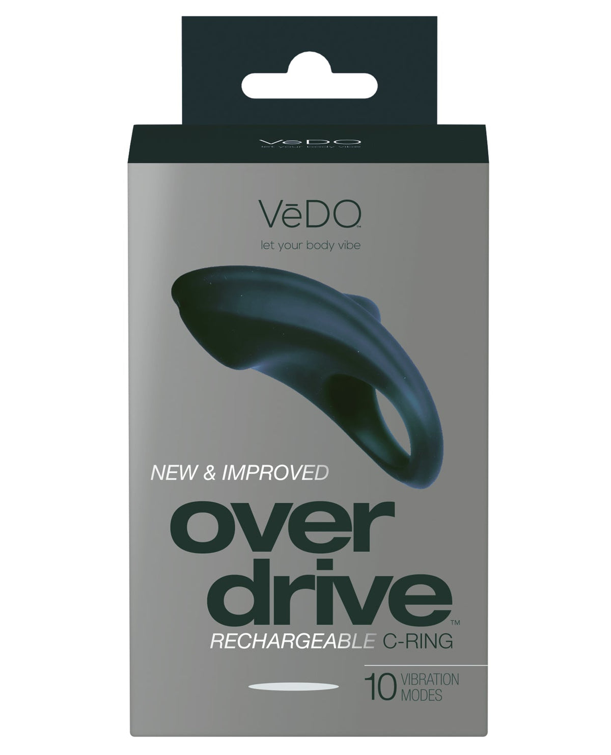 VeDO VeDO Overdrive Plus Rechargeable C Ring - Just Black