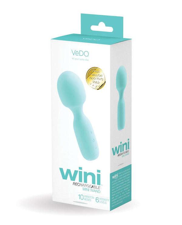 VeDO VeDo Wini Rechargeable Mini Wand - Tease Me Turquoise