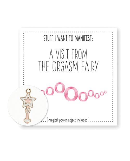 Warm Human Warm Human A Visit From The Orgasm Fairy Mini Card & Charm