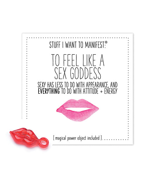 Warm Human Warm Human To Feel Like A Sex Goddess Mini Card & Charm