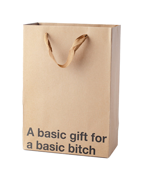 Wood Rocket A Basic Gift For a Basic Bitch Gift Bag - Pack of 3