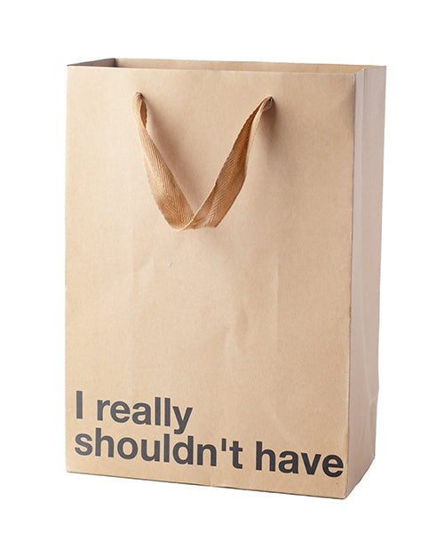 Wood Rocket I Really Shouldn't Have Gift Bag - Pack of 3