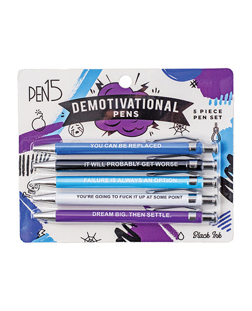 Wood Rocket Wood Rocket Demotivational Pens - 5 Pack