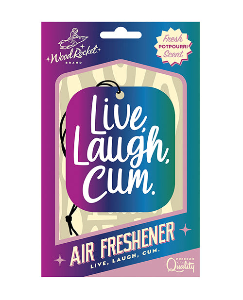 Wood Rocket Wood Rocket Live Laugh Cum Air Freshener - Potpourri