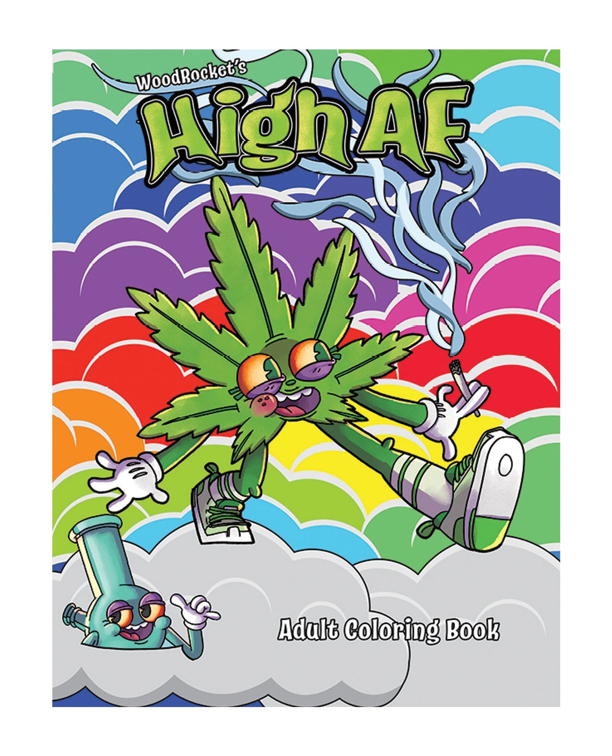 Wood Rocket Wood Rocket High AF Adult Coloring Book