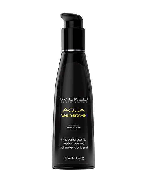 Wicked Sensual Care Wicked Sensual Care Hypoallergenic Aqua Sensitive Waterbased Lubricant - 4 oz Unscented