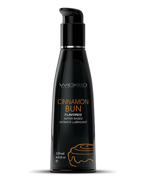 Wicked Sensual Care Wicked Sensual Care Aqua Waterbased Lubricant - 4 oz Cinnamon Bun