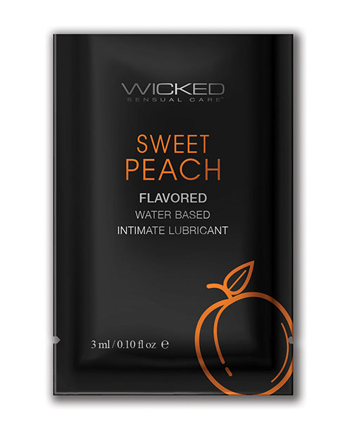 Wicked Sensual Care Wicked Sensual Care Waterbased Lubricant - .1 oz Sweet Peach