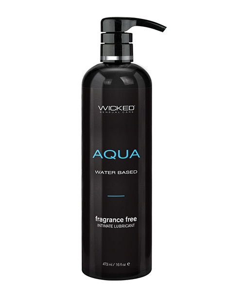 Wicked Sensual Care Wicked Sensual Care Aqua Waterbased Lubricant - 16 oz Fragrance Free