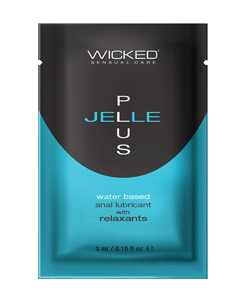Wicked Sensual Care Wicked Sensual Care Jelle Plus Water Based Anal Lubricant with Relaxants - .1 oz