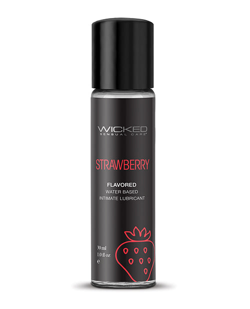 Wicked Sensual Care Wicked Sensual Care Aqua Water Based Lubricant - 1 oz Strawberry