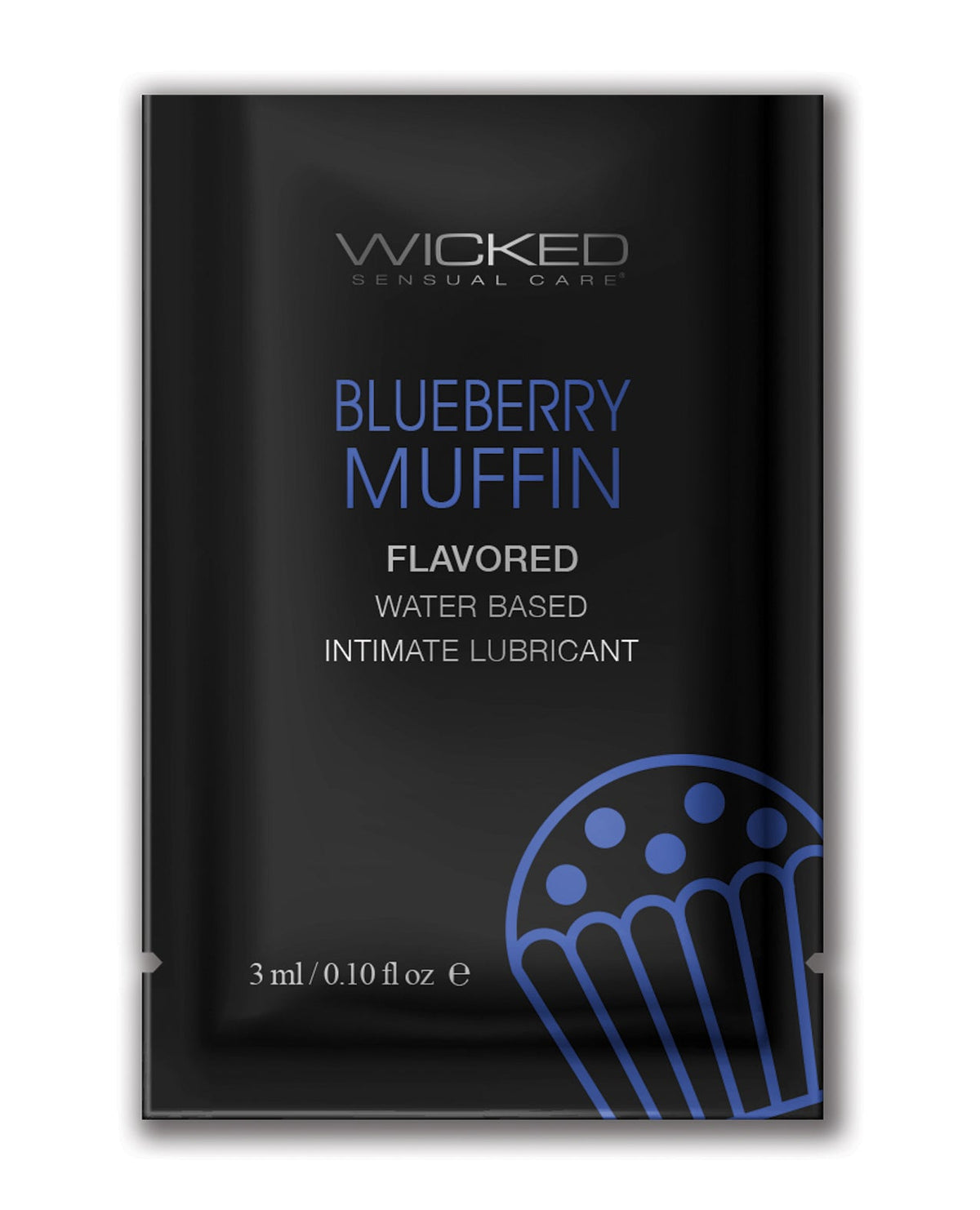 Wicked Sensual Care Wicked Sensual Care Water Based Lubricant - .1 oz Blueberry Muffin