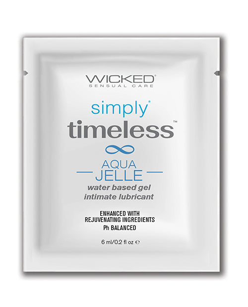Wicked Sensual Care Wicked Sensual Care Simply Timeless Jelle Water Based Lubricant - .2 oz