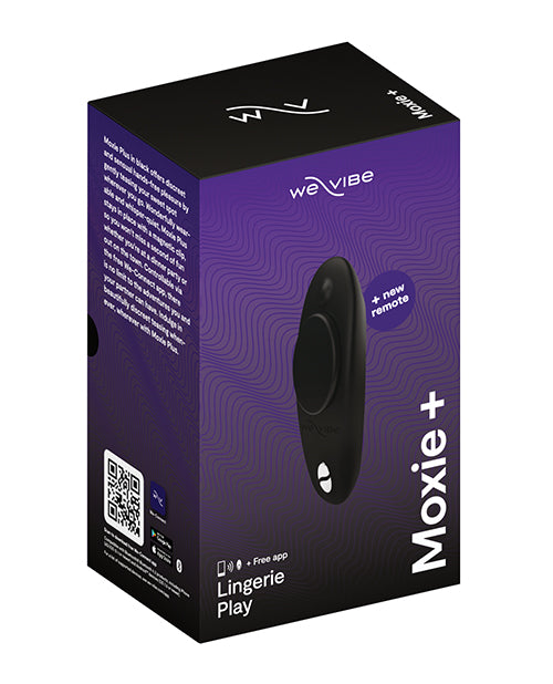 We-Vibe We-Vibe Moxie+ Panty Vibe - Satin Black