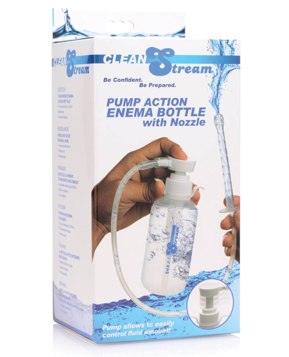 CleanStream CleanStream Pump Action Enema Bottle w/Nozzle