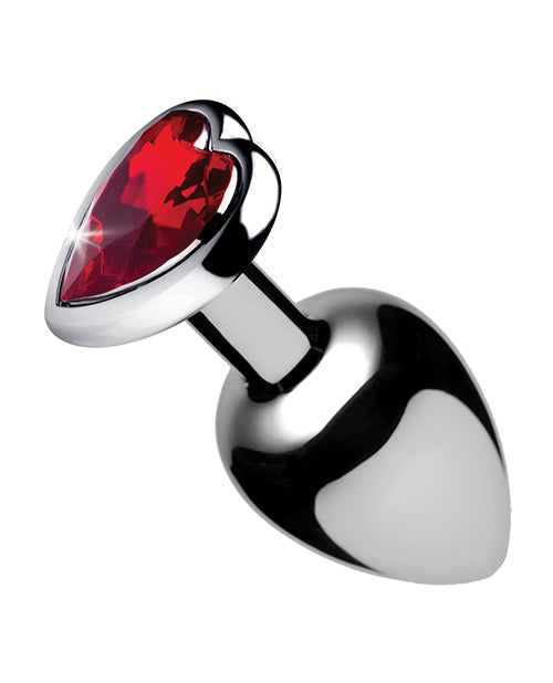 BootySparks Booty Sparks Red Heart Gem - Large Anal Plug