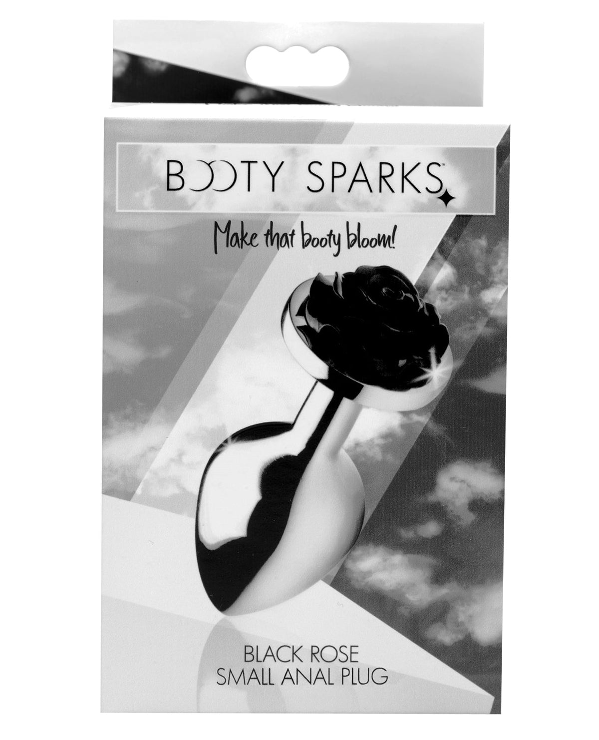 BootySparks Booty Sparks Black Rose Anal Plug Small