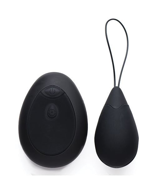 Bang! Bang! 10X Silicone Vibrating Egg - Black