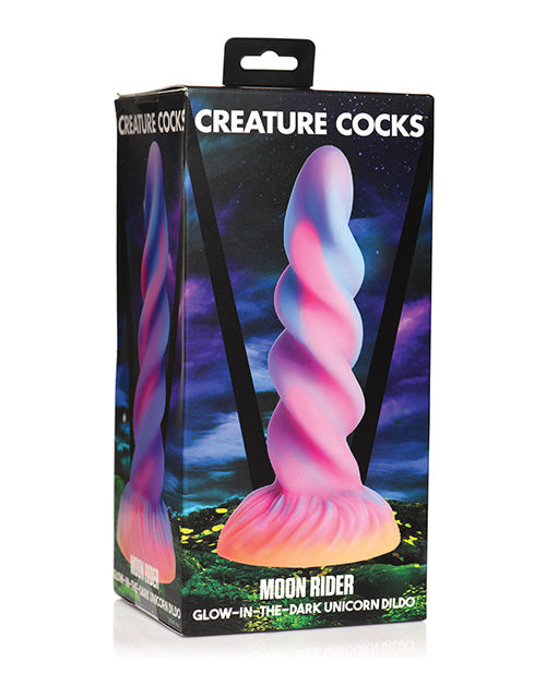 Creature Cocks Creature Cocks Moon Rider Unicorn Dildo - Glow in the Dark