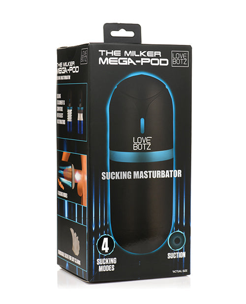 The Milker The Milker Mega-Pod Sucking Masturbator - Black/Clear