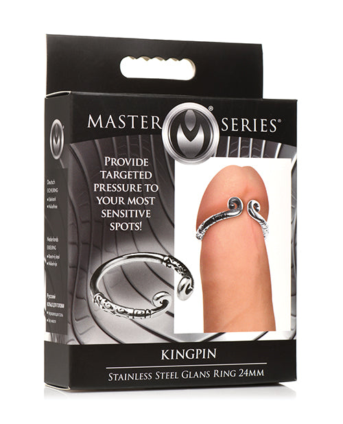 Master Series Master Series Kingpin Stainless Steel 24 mm Glans Ring