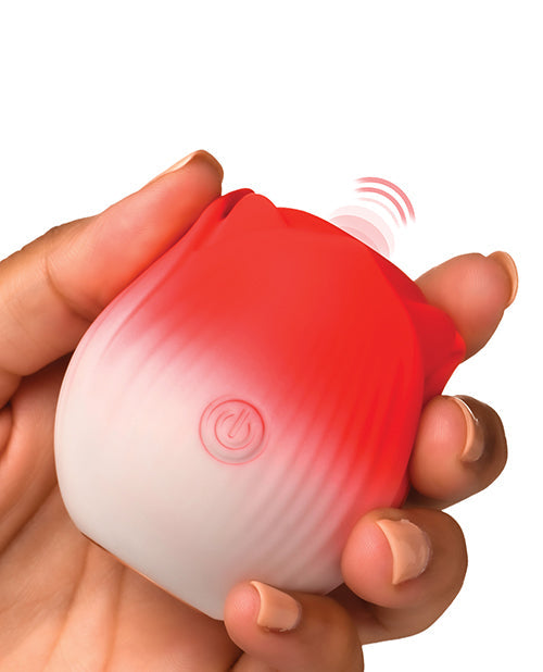 Bloomgasm Bloomgasm Pulsing Petals Throbbing Rose Stimulator - Red