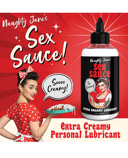 Naughty Jane's Naughty Jane's Sex Sauce Extra Creamy Lubricant - 8 oz