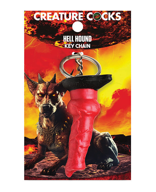 Creature Cocks Creature Cocks Hell-Hound Silicone Key Chain - Red