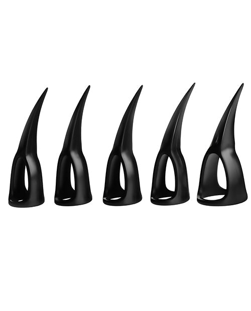 Master Series Master Series Talons Sensation Play Rings - 10 pc Set, Black