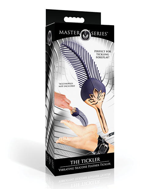 Master Series Master Series The Tickler Vibrating Silicone Feather Tickler