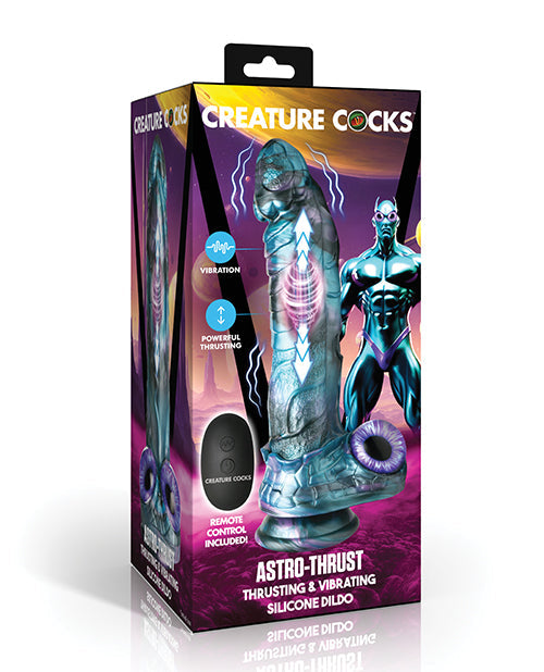 Creature Cocks Creature Cocks - Astro-Thrust Thrusting & Vibrating Silicone Dildo