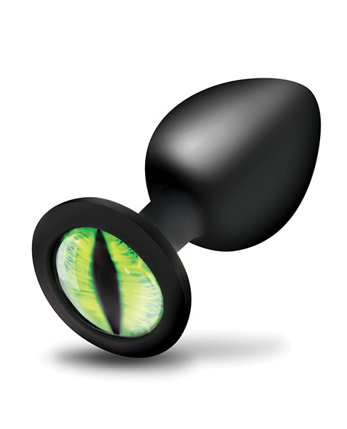 Creature Cocks Creature Eye Green Eye Silicone Butt Plug - Medium