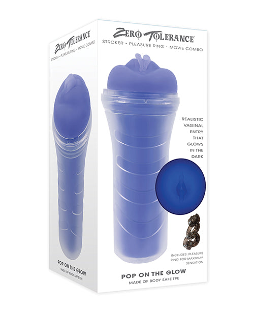 Zero Tolerance Zero Tolerance Pop On the Glow Realistic Vagina Stroker - Glow in the Dark
