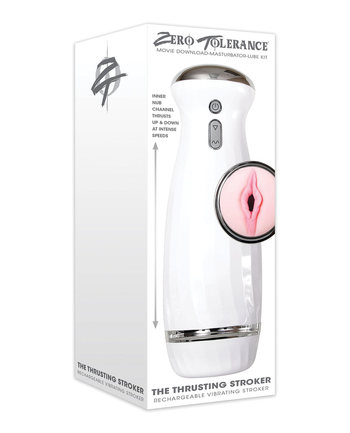 Zero Tolerance Zero Tolerance The Thrusting Stroker Rechargeable - White