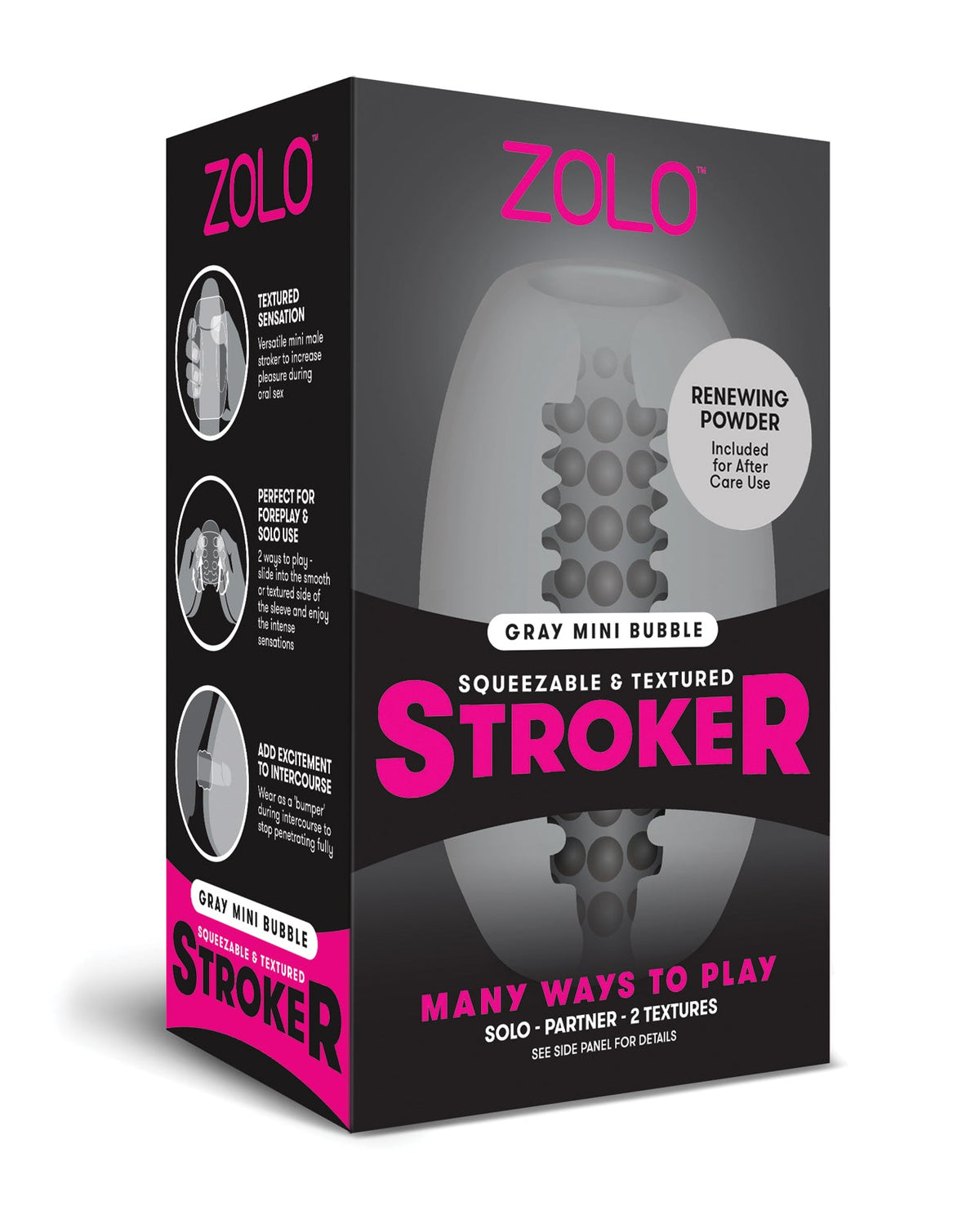 ZOLO ZOLO Mini Bubble Stroker - Gray