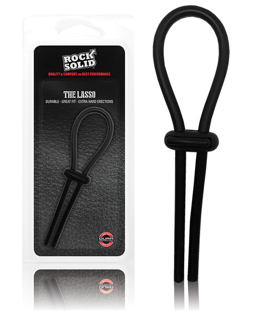 Rock Solid Rock Solid Lasso Cockring - Black