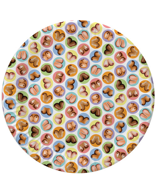 Candy Prints Mini-Boob Plates - Pack of 8