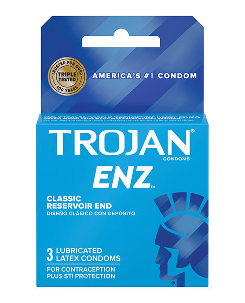 Trojan Trojan Enz Lubricated Condoms - Box of 3