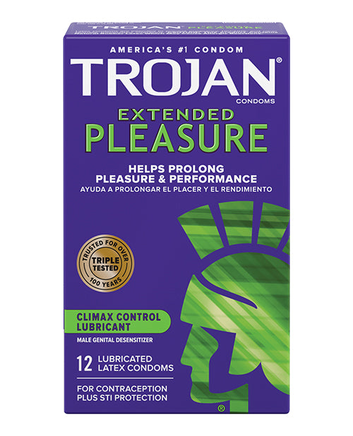 Trojan Trojan Extended Pleasure Condoms - Box of 12