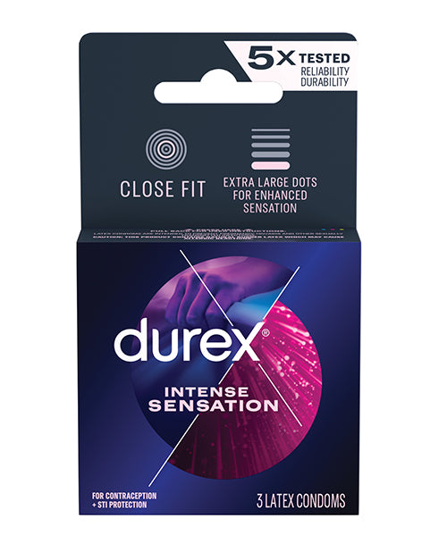 Durex Durex Intense Sensation Condoms - Box of 3