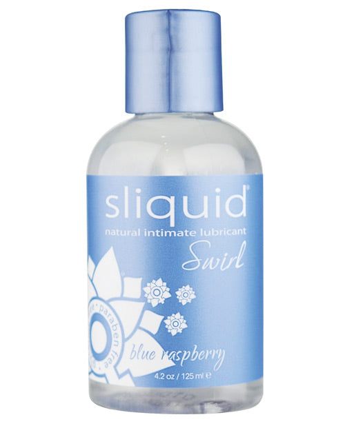 Sliquid Sliquid Naturals Swirl Lubricant - 4.2 oz Blue Raspberry