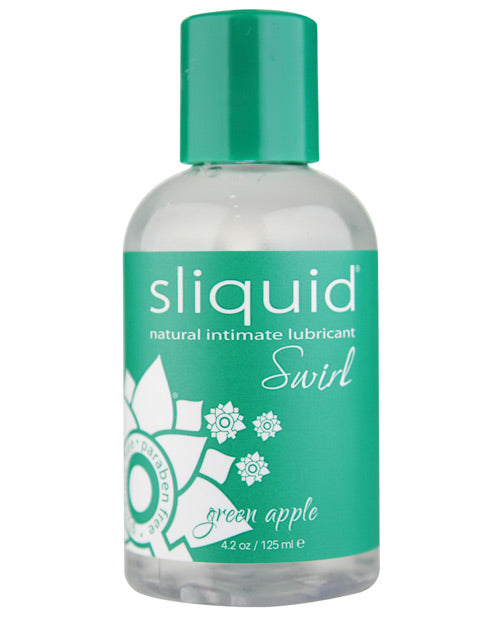 Sliquid Sliquid Naturals Swirl Lubricant - 4.2 oz Green Apple
