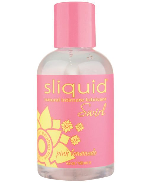 Sliquid Sliquid Naturals Swirl Lubricant - 4.2 oz Pink Lemonade