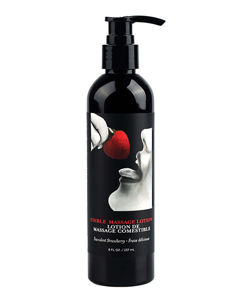 Earthly Body Earthly Body Hemp Seed by Night Edible Lotion - 8 oz Strawberry