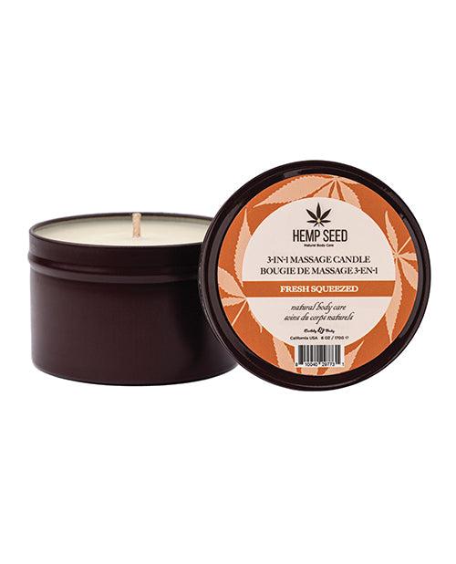 Earthly Body Earthly Body Summer 2025 3 in 1Massage Candle - 6 oz Fresh Squeezed