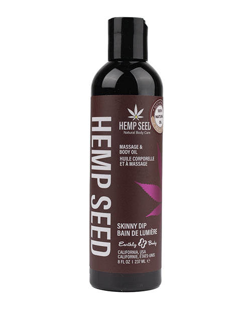 Earthly Body Earthly Body Massage & Body Oil - 8 oz Skinny Dip