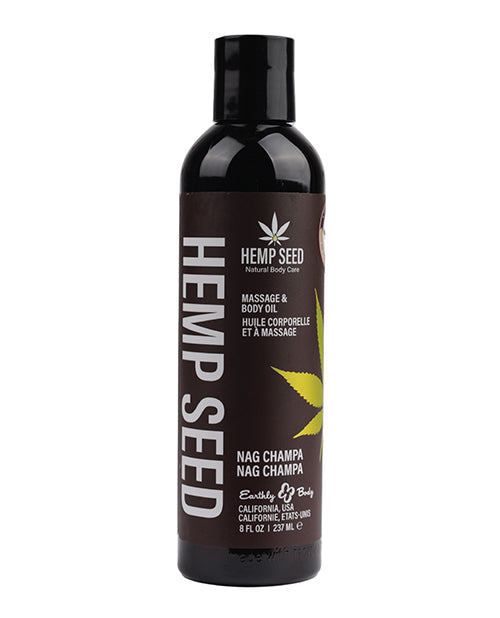 Earthly Body Earthly Body Massage & Body Oil - 8 oz Nag Champa