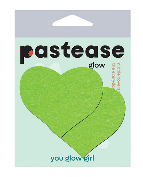 Pastease Pastease Heart - Glow in the Dark Green O/S