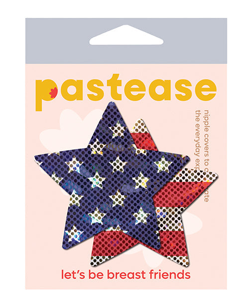 Pastease Pastease Glitter Patriotic Star - Red/Blue O/S